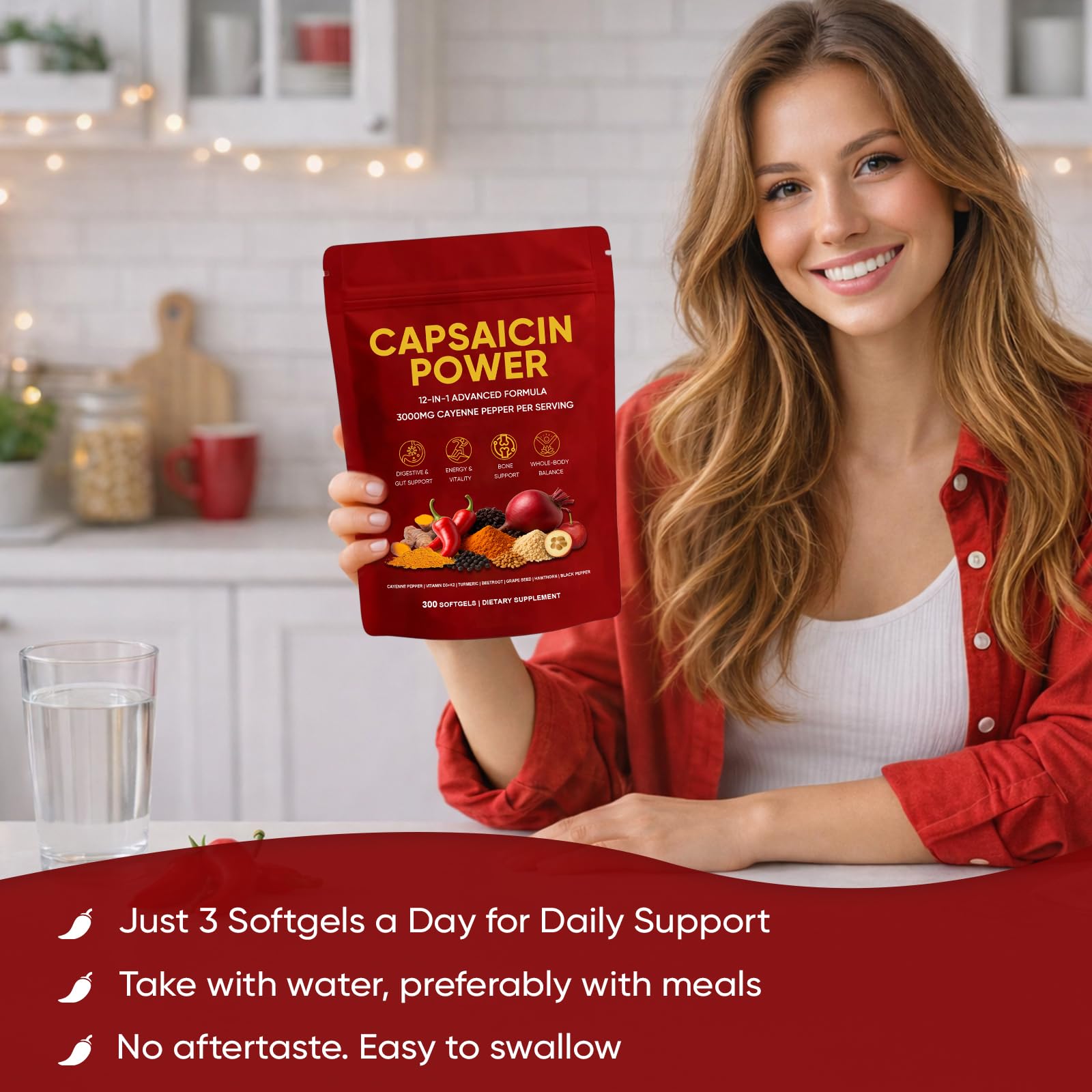 GXSAE Capsaicin Power ingredients beetroot and grape seed highlighted in blend