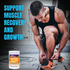 Gym Molly After Party vegan sunflower BCAAs highlight plant-based amino acids.