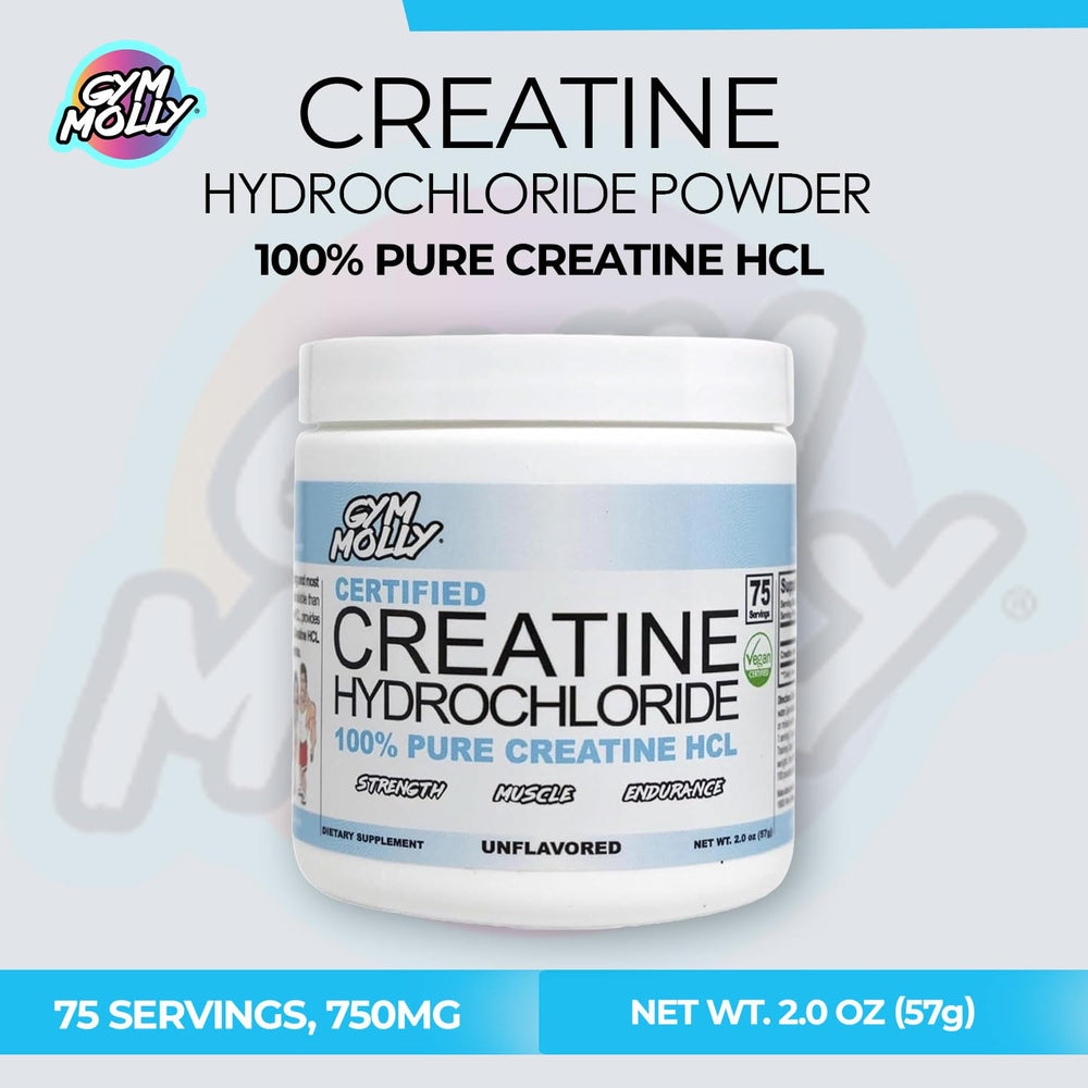 Gym Molly Creatine HCl measuring scoop, precise serving for training sessions