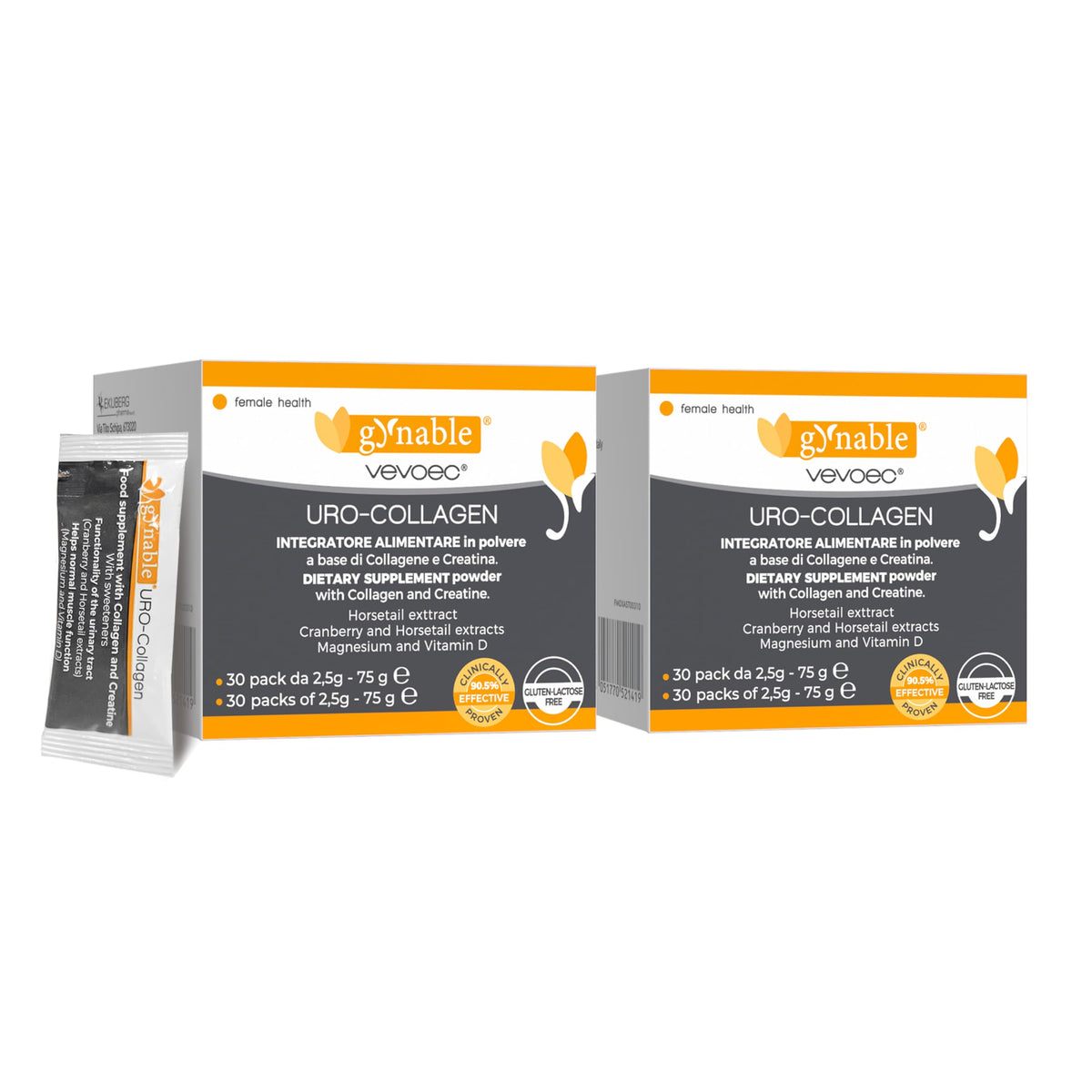 Gynable bladder control powder tub on a counter, highlighting easy daily use