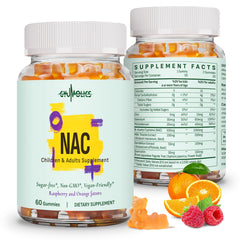 Gyumolics NAC gummy adults dosage 1000mg for daily wellness