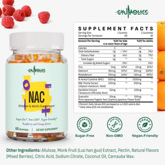 Gyumolics NAC gummy mixed berry flavor for daily routine