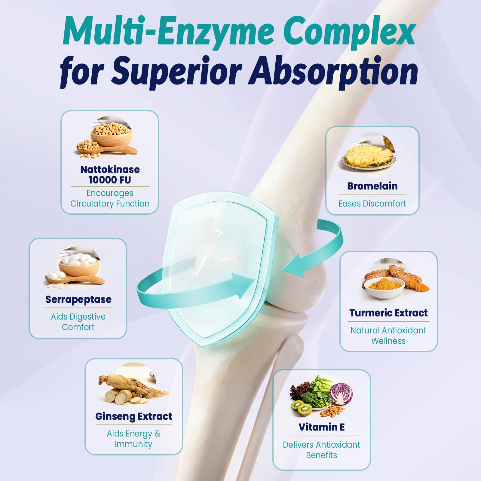 Gyumolics nattokinase capsules close-up on vegetarian capsules for daily use