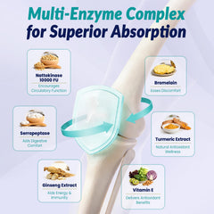 Gyumolics nattokinase capsules close-up on vegetarian capsules for daily use