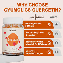 Gyumolics Quercetin for Kids on a counter ready for daily use