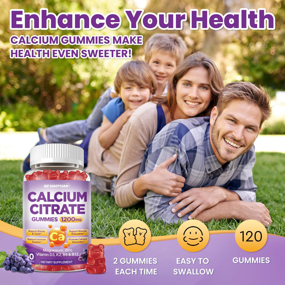 GZ HAOYUAN two gummies daily dosage visual emphasizing easy intake