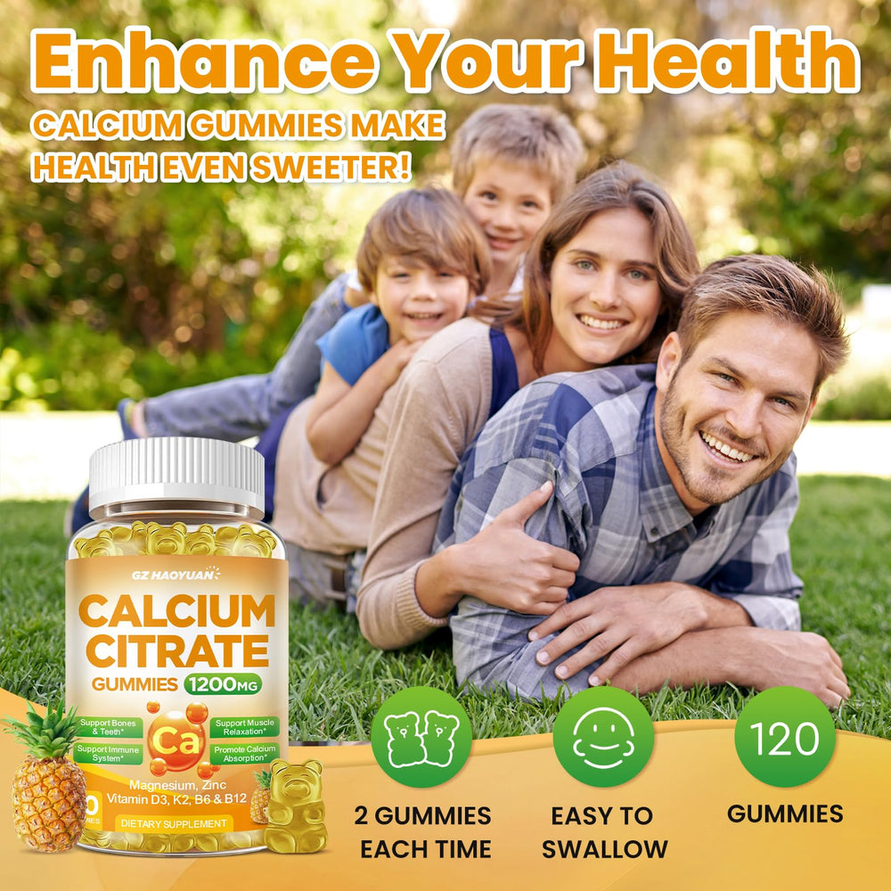 GZ HAOYUAN formula label highlights D3, K2, magnesium, and zinc for nutrient balance.