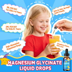 GZ HaoYuan Kids magnesium drops in bedtime routine scene