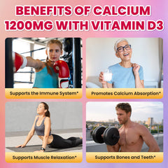 GZ HAOYUAN Magnesium and Zinc support muscle function and immunity with calcium