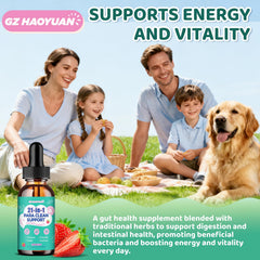 GZ HAOYUAN immune-support herbal drops with oregano clove elderberry and vitamin C.