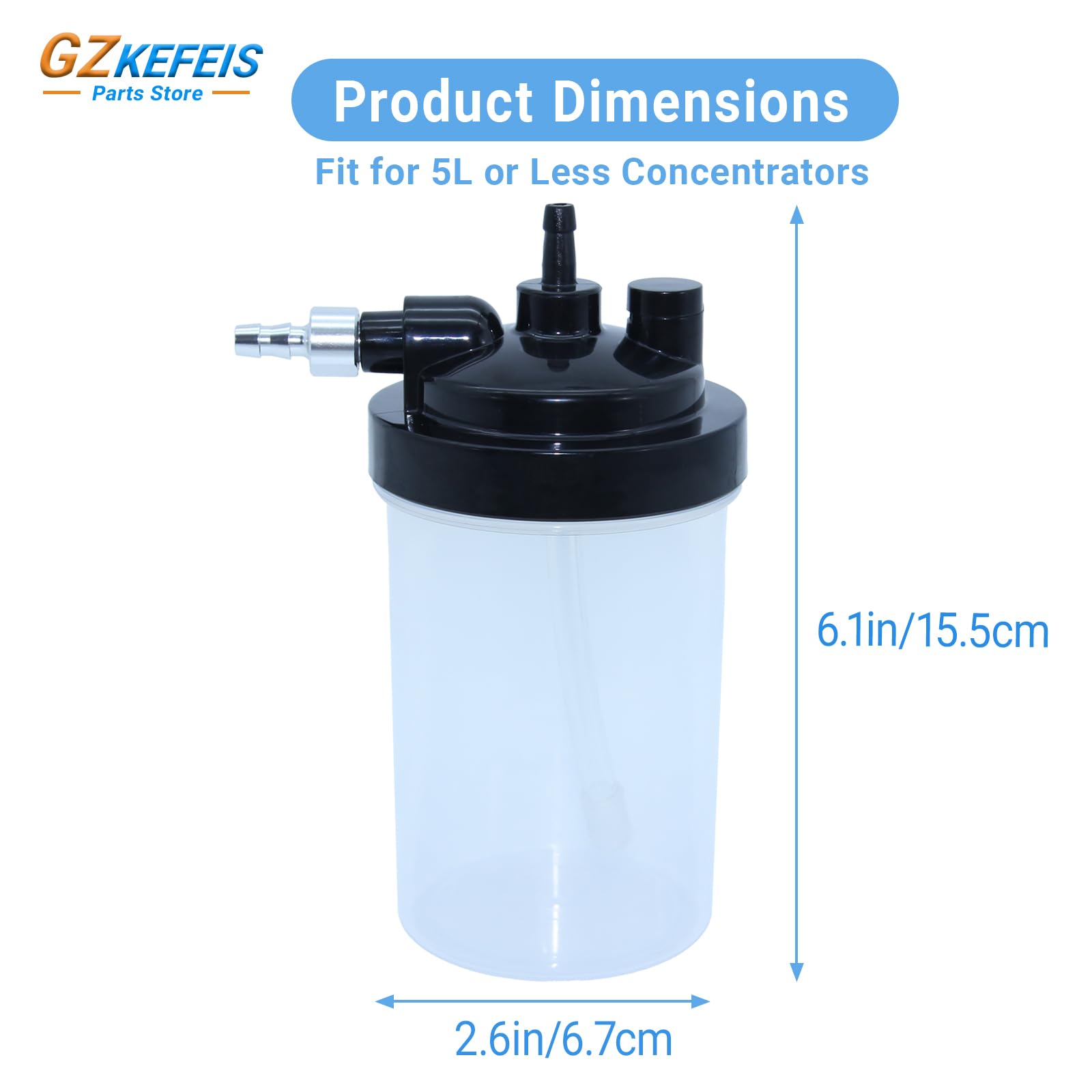 GZKEFEIS metal check valve close-up showing backflow safety feature