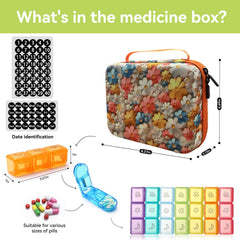 GZWENHAN 31-day AM/PM compartments clearly separate doses.