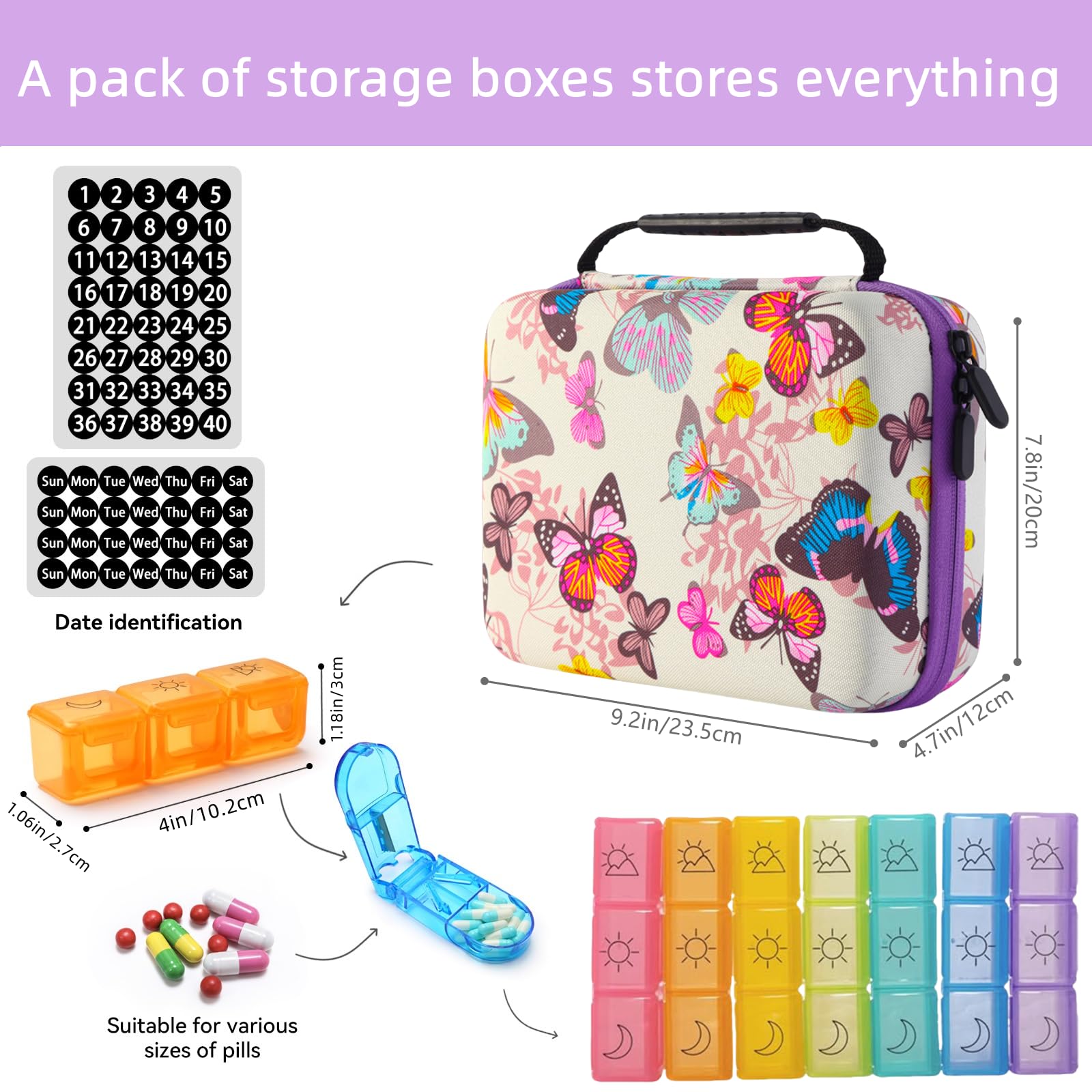 GZWENHAN monthly labels and stickers for easy scheduling