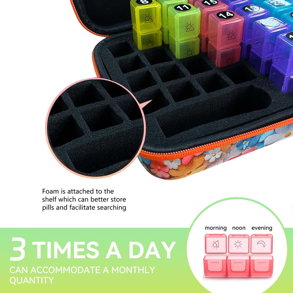 GZWENHAN travel case with protective shell for secure on-the-go storage.