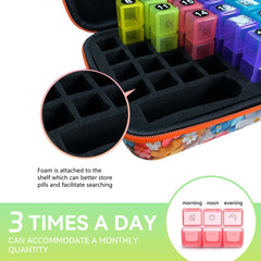 GZWENHAN travel case with protective shell for secure on-the-go storage.