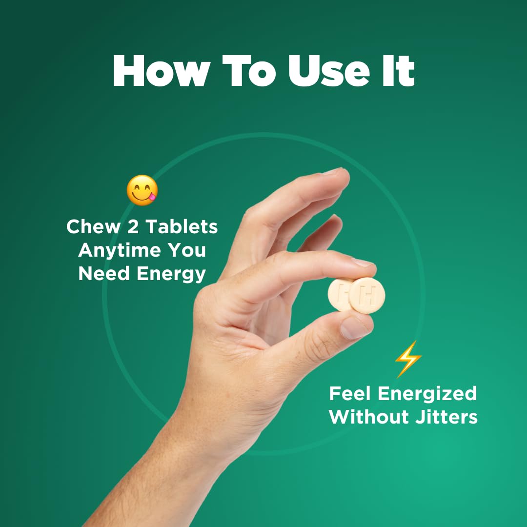 H-PROOF Anytime Energy chews desk-use setup suggests focus at work