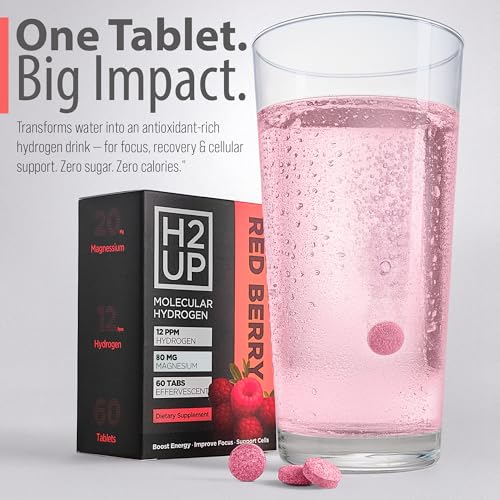 H2UP 60-count packaging designed for convenient daily use.