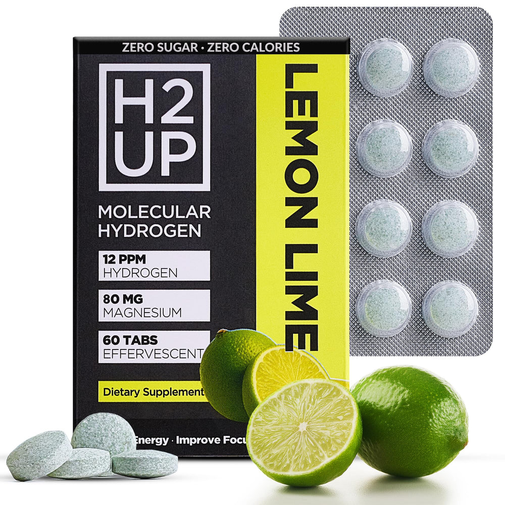 H2UP sugar-free tablets in package enable clean hydration
