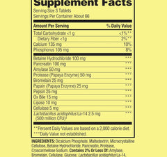 H4U Spring Valley probiotic multi-enzyme tablets front view for everyday digestive support