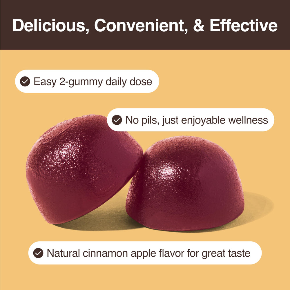Natural cinnamon complex and chromium in Habit + Habitat gummies