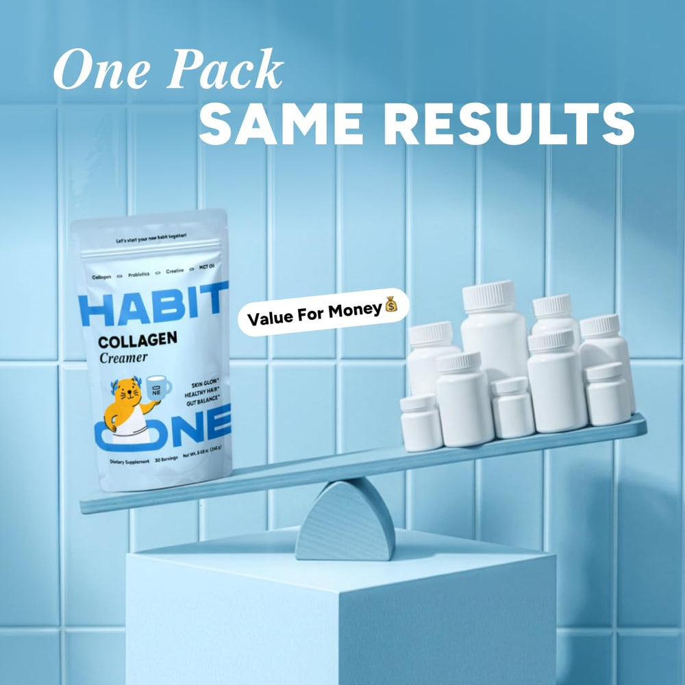 Packaging image of Habit One mushroom coffee with eco-friendly design