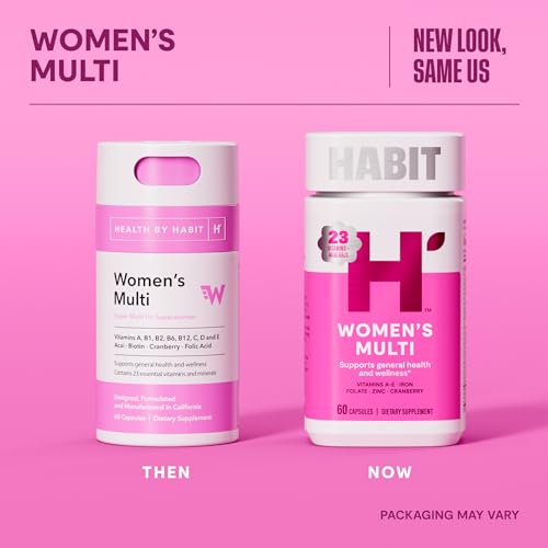 Habit women's multivitamin capsules provide broad-spectrum nutrition.