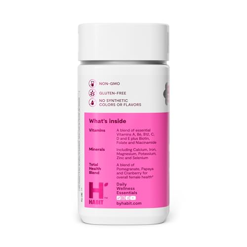 Habit multivitamin fruit blend ingredients like cranberry and acai offer antioxidant support.