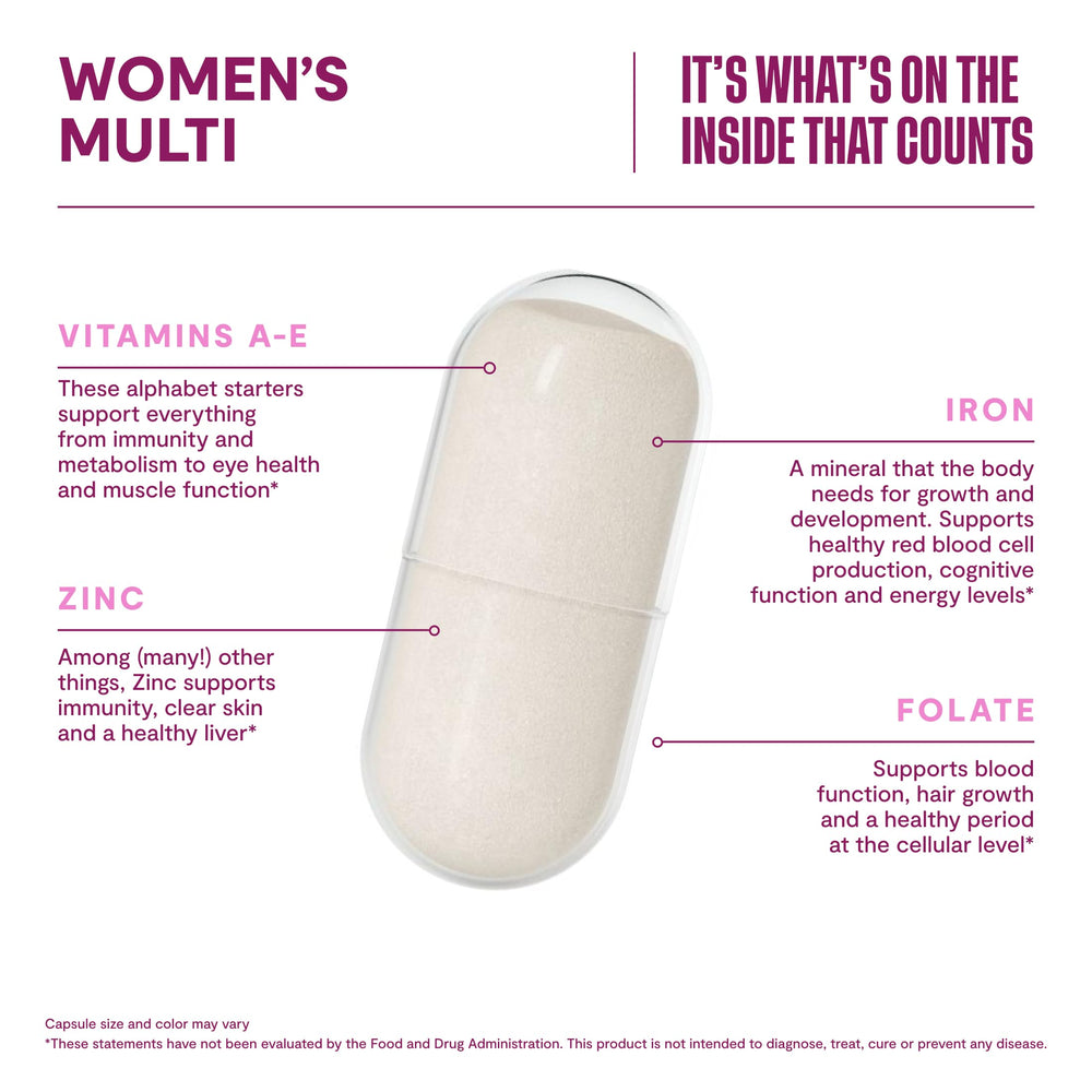 Non-GMO gluten-free Habit capsule with no artificial colors or flavors.