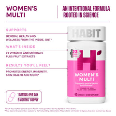 Two-pack Habit multivitamin packaging for ongoing daily wellness.