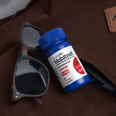 Habitrol lozenges on-the-go packaging for discreet use during busy days.