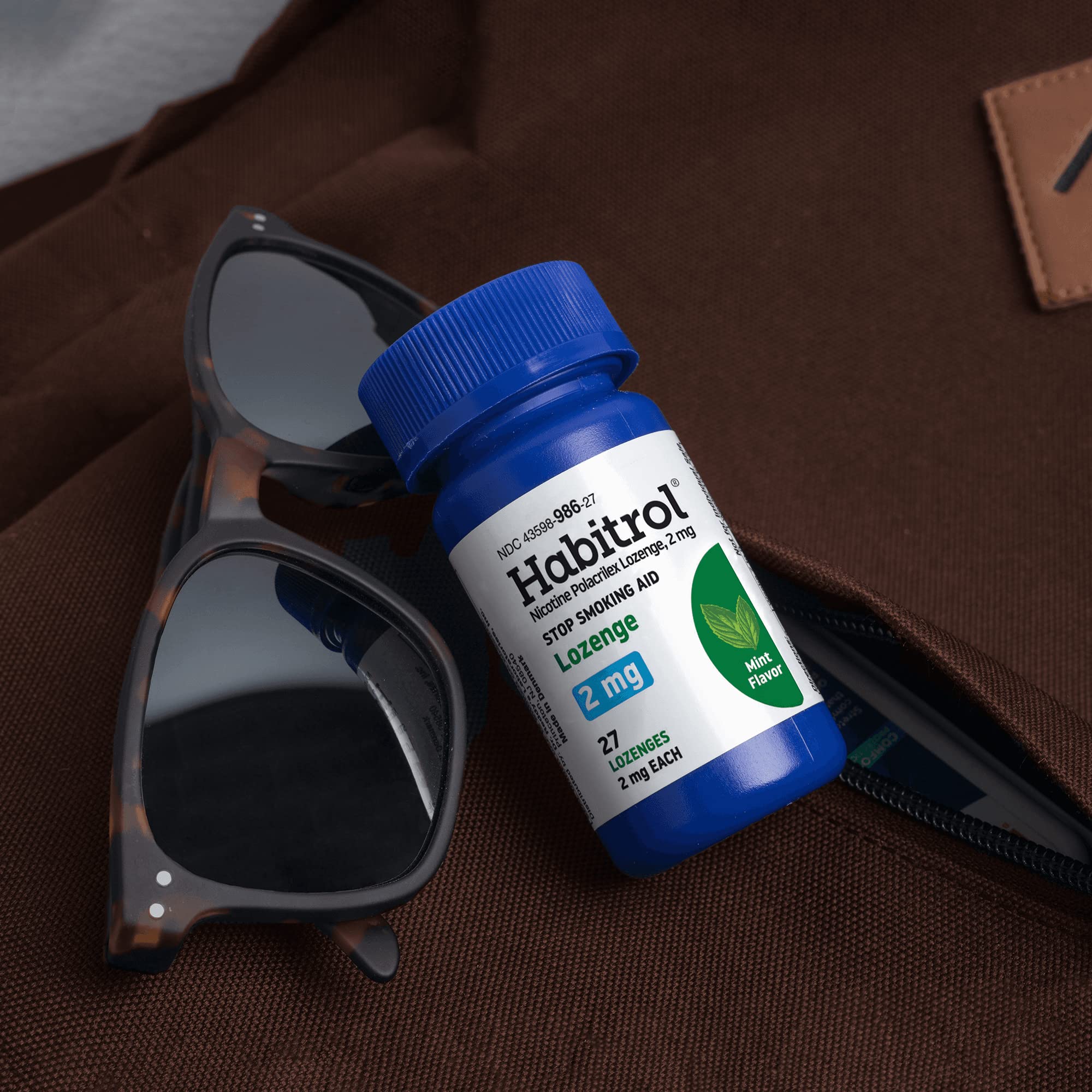 Habitrol mint lozenges on-the-go use emphasizes discreet craving control.
