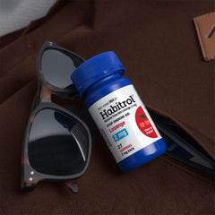 Habitrol lozenges shown for on-the-go quit support.