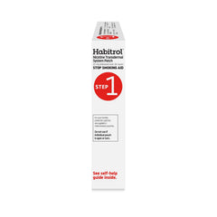 Habitrol step-down program visual explaining gradual nicotine reduction.