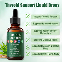 HABOHUSE Kindled Thyroid Drops 2 ml serving for convenient dosing.