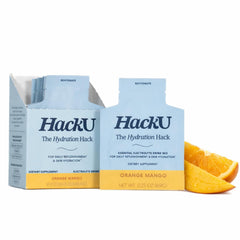 HackU Hydration Hack electrolyte packet ready to mix for quick hydration