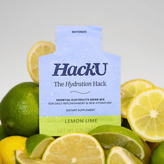 HackU packet seal closeup emphasizing freshness.