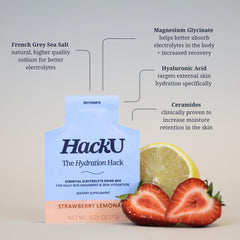 HackU front-view box highlighting 25-count packaging for easy purchase