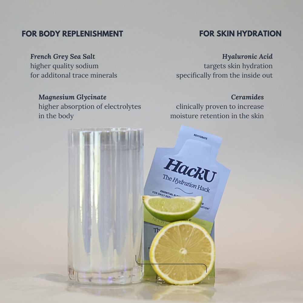 HackU packaging closeup highlighting the sugar-free formula.