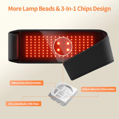 Haeglauv belt timer display illustrating customizable session length.