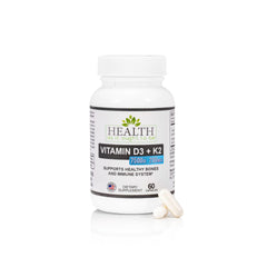 Health As It Ought To Be Haiotb D3+K2 bottle front for daily wellness support.