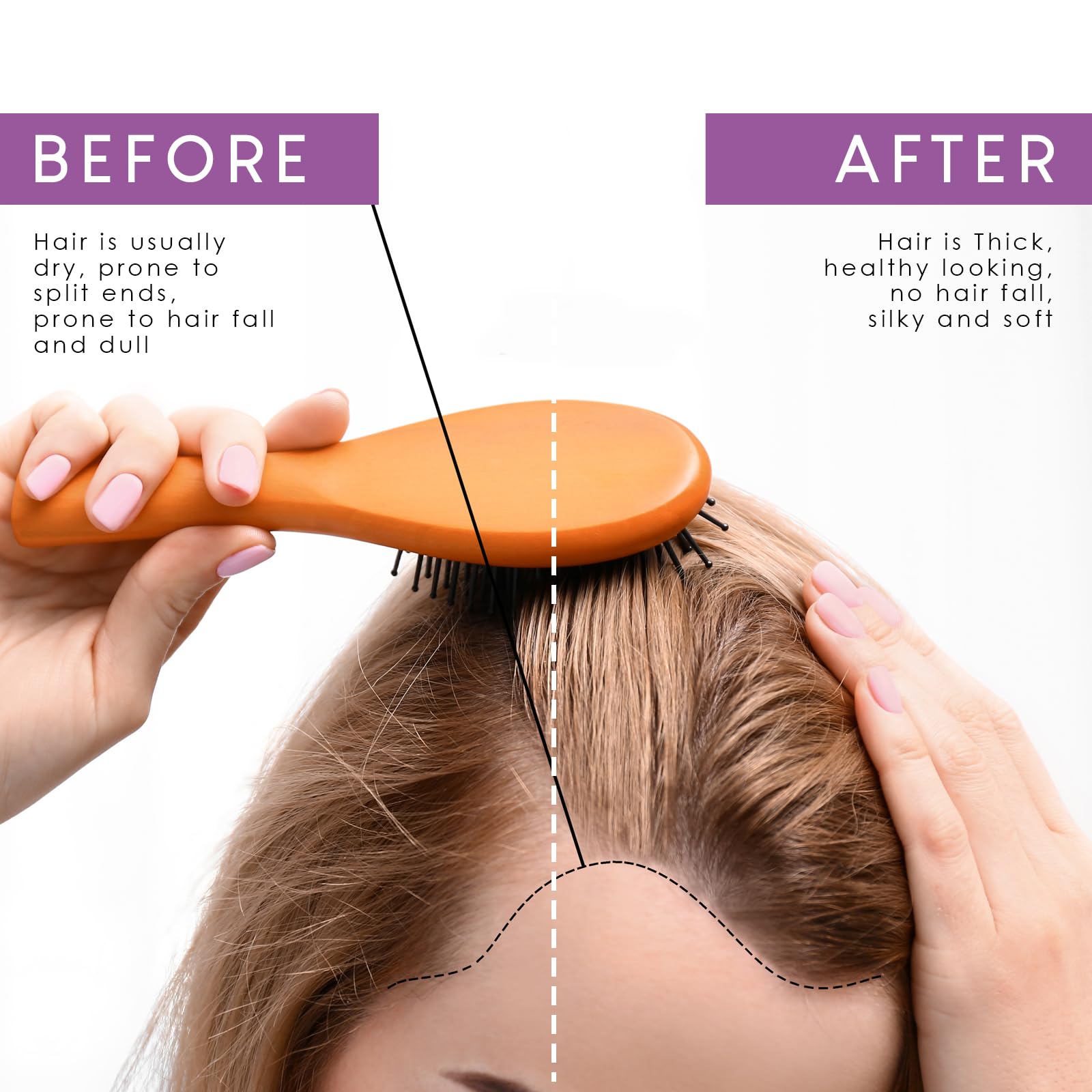 Hair to Stay Kosher Parve certification seal visible on packaging.