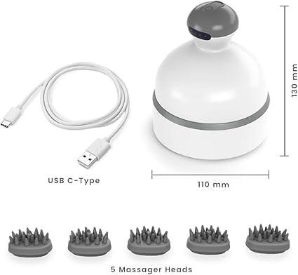 HairKink silicone heads gentle touch for humans and pets