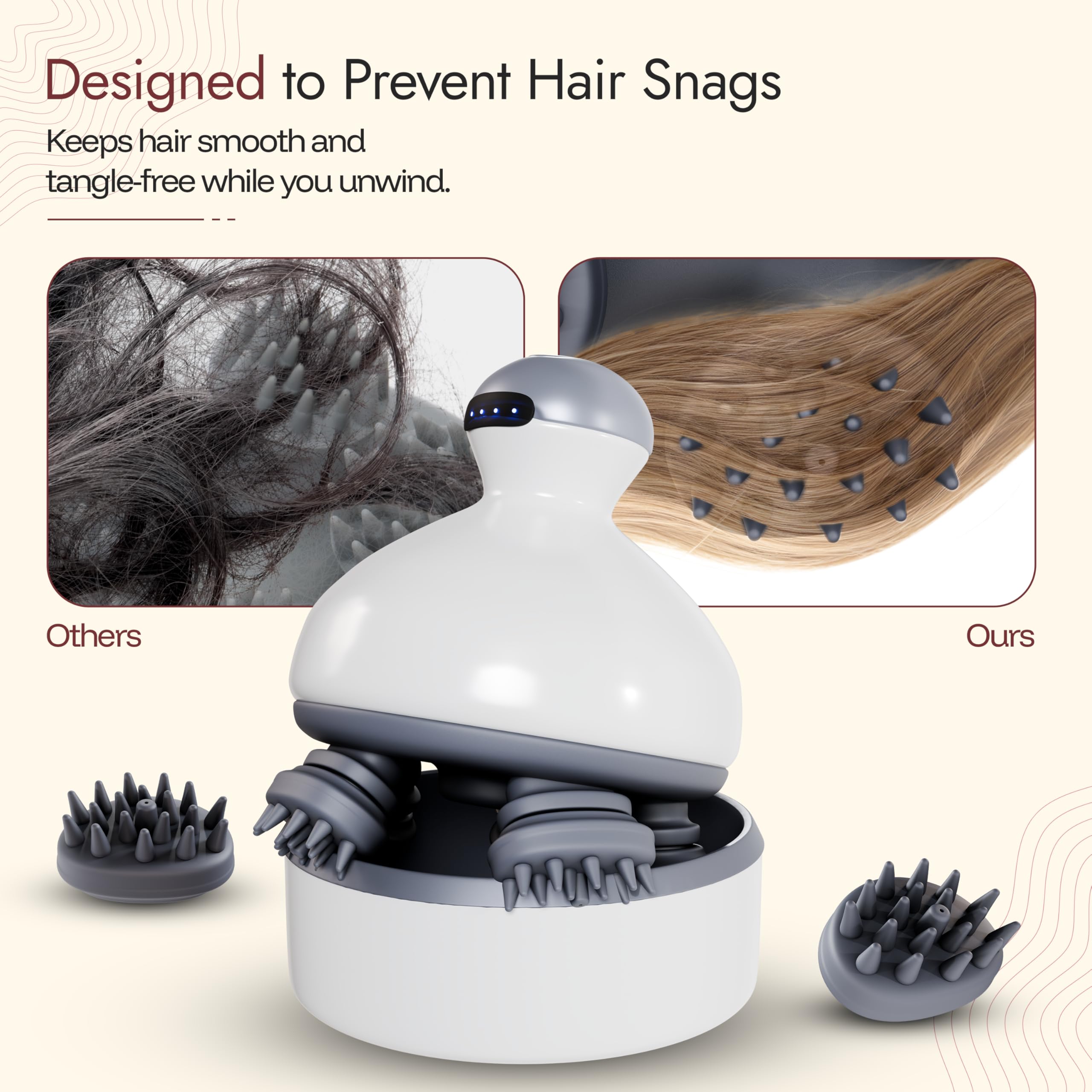 HairKink Type-C charging feature with long battery