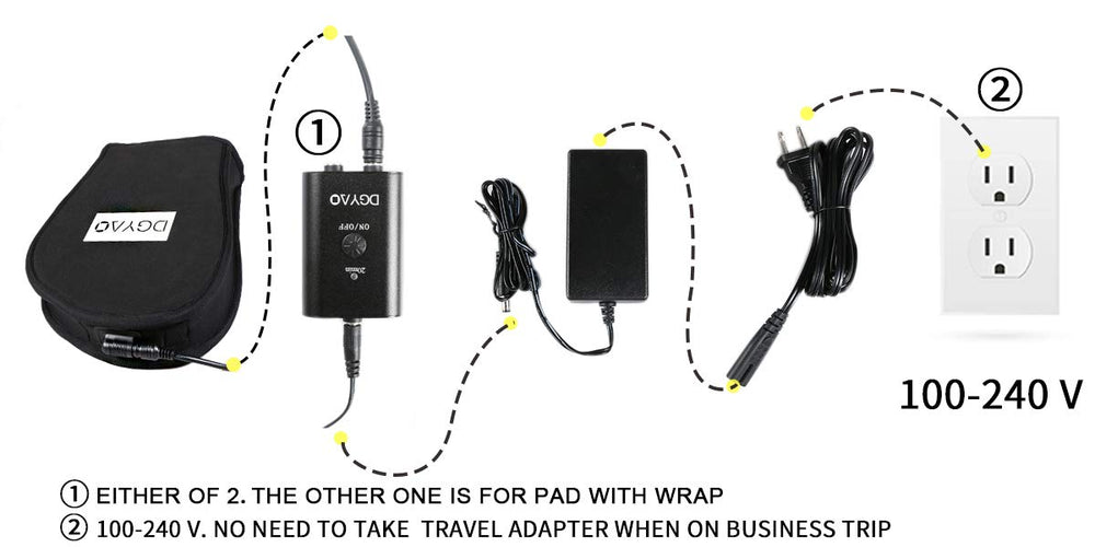 HAIYUE 15-foot cord enables flexible use at home or office.