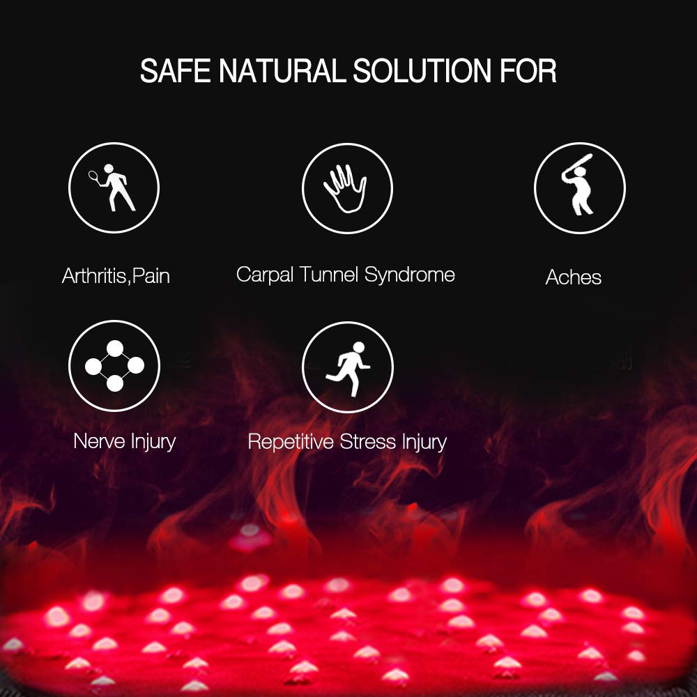 HAIYUE 176 LEDs provide even coverage for soothing hand therapy.