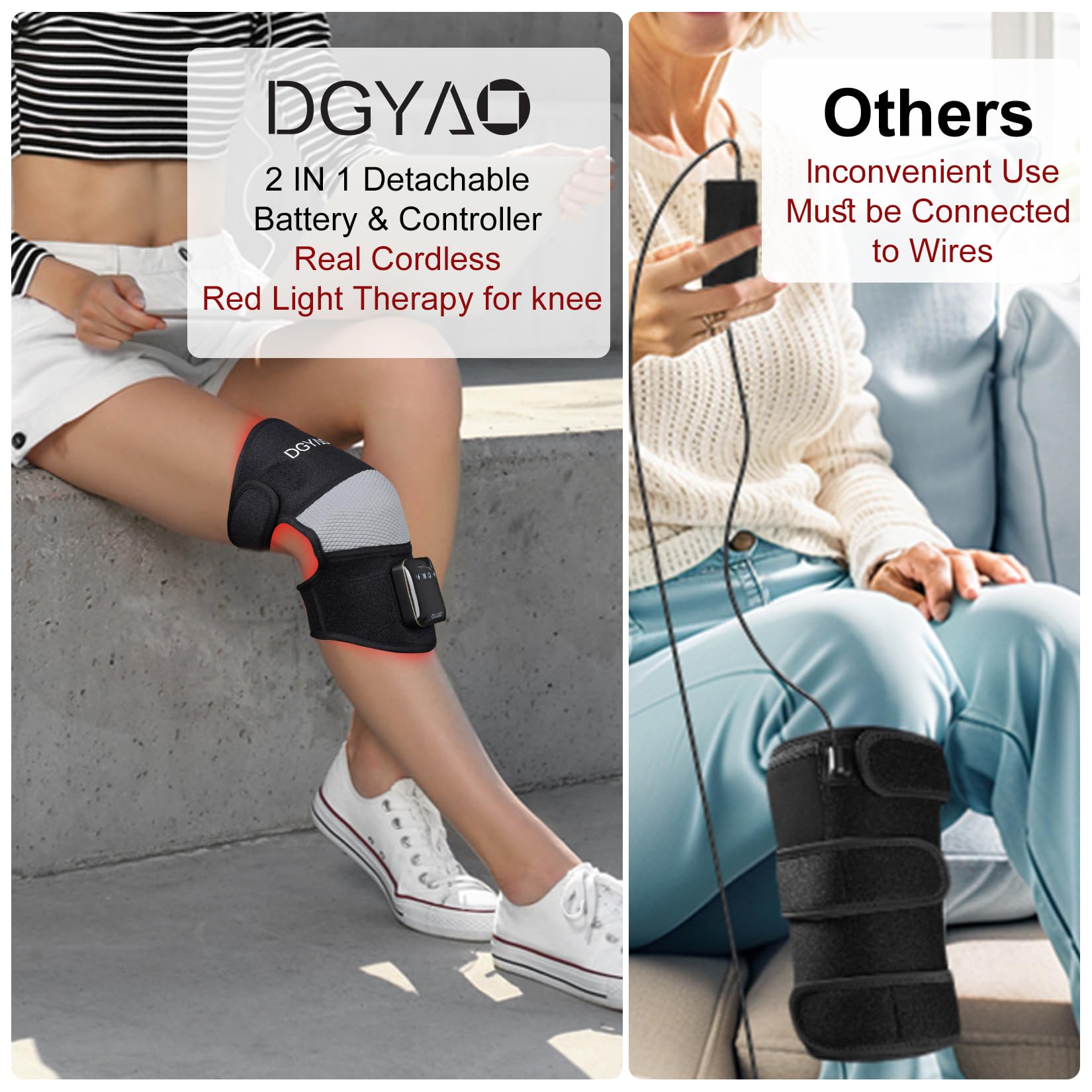 HAIYUE compact red-light therapy device for arms