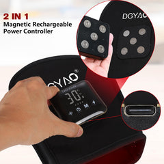 HAIYUE cordless red light for fingers and hand muscle relief.