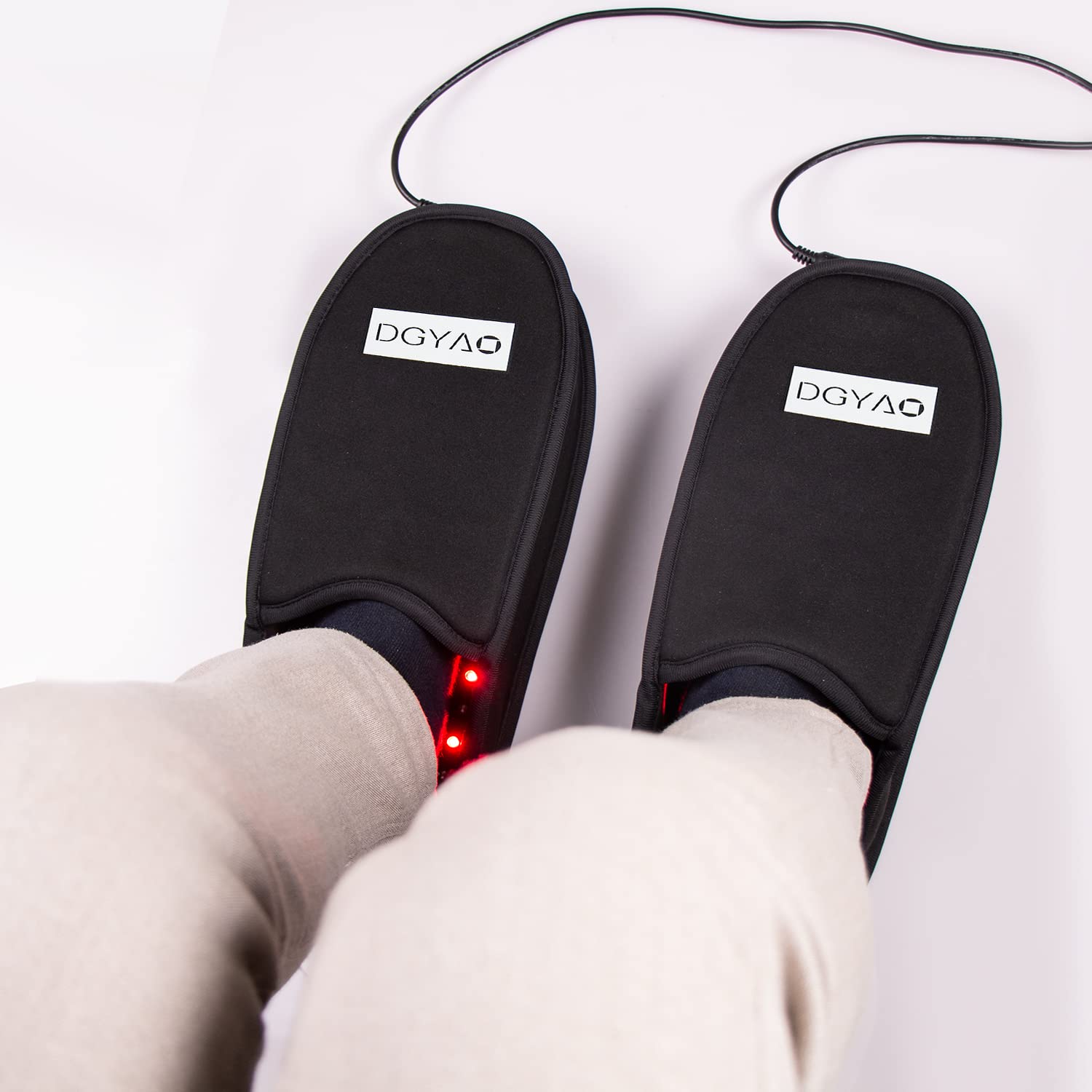 HAIYUE soft plush lining detail enhances comfort during sessions.