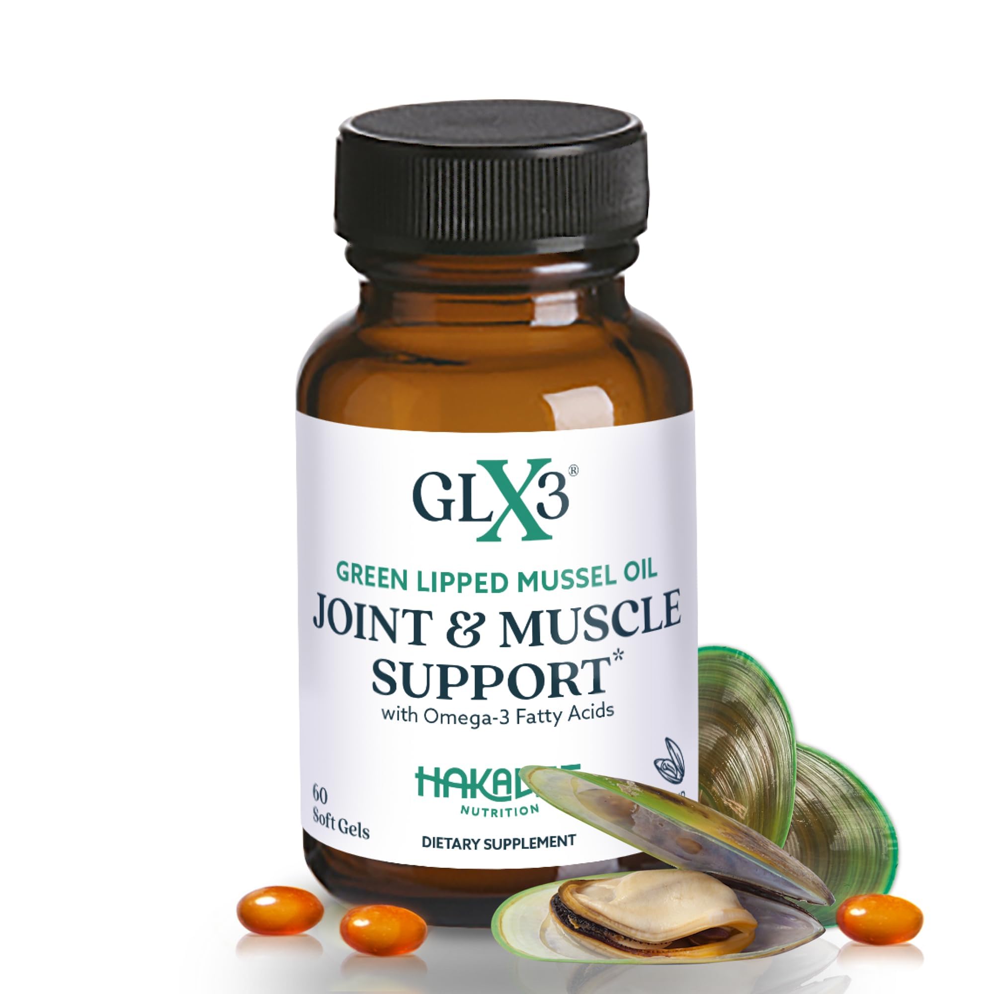 The HAKA Life GLX3 bottle highlights premium joint-support for active lifestyles.