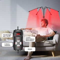 Halbeira muscle-recovery-session image conveys on-demand, at-home relief.